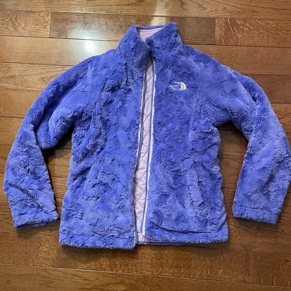 North Face Reversible Girl’s Jacket - Picture 2 of 4